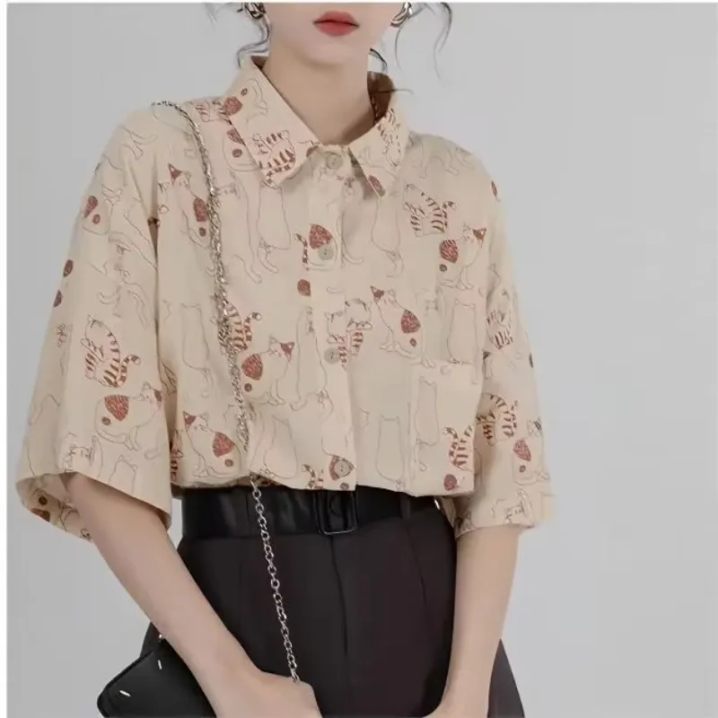 Shirts Women Corduroy Patch Po - Korean Student Lifestyle review and price