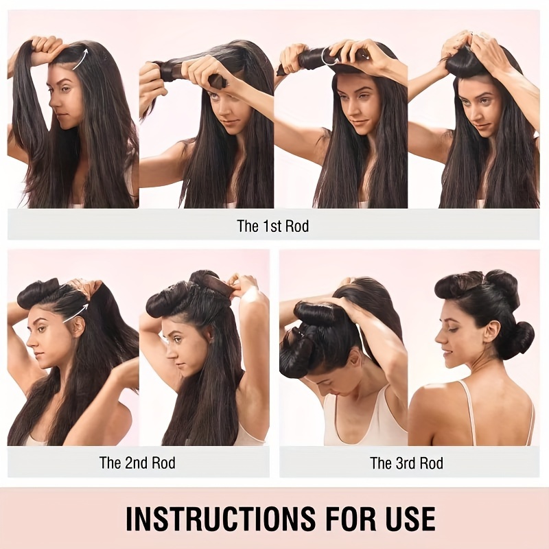 3pcs/pack Heatless Hair Curler - Sleeping Pack Overnight review and price