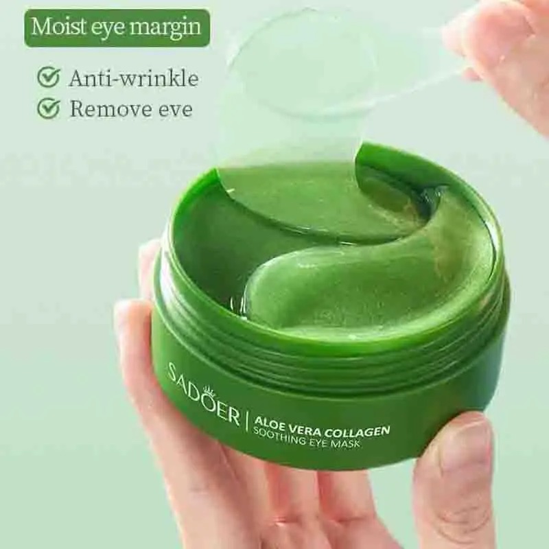 60pcs Aloe Vera Collagen Eye M - Sheet Mask Collagen review and price