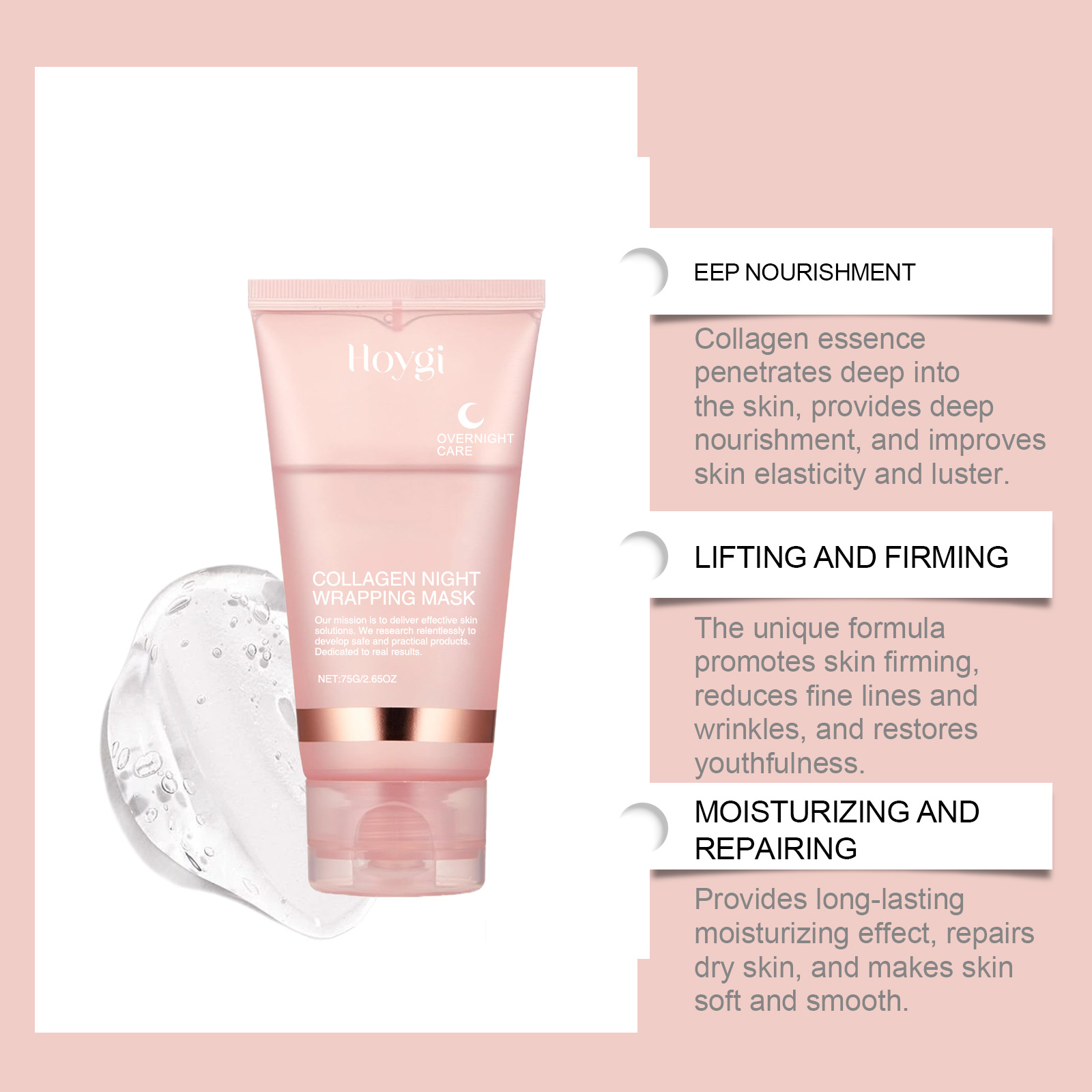 Deep Collagen Mask Peel Off Ma - Sleeping Pack Overnight review and price