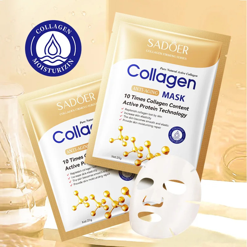10pcs Anti-aging Collagen Face - Sheet Mask Collagen review and price